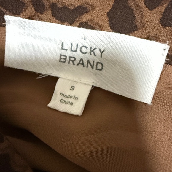 Lucky Brand Animal Print Long Sleeve Dress - Picture 4 of 8